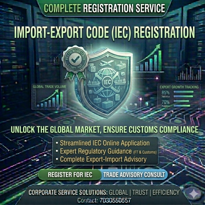 Import-Export Code (IEC) Registration